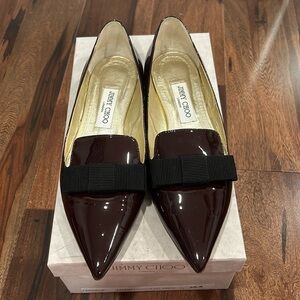 Jimmy Choo Gala Patent Loafer with Box